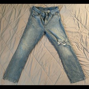 Taille Haute, Vintage Slim, Coupe Ètroite jeans, size 8 woman